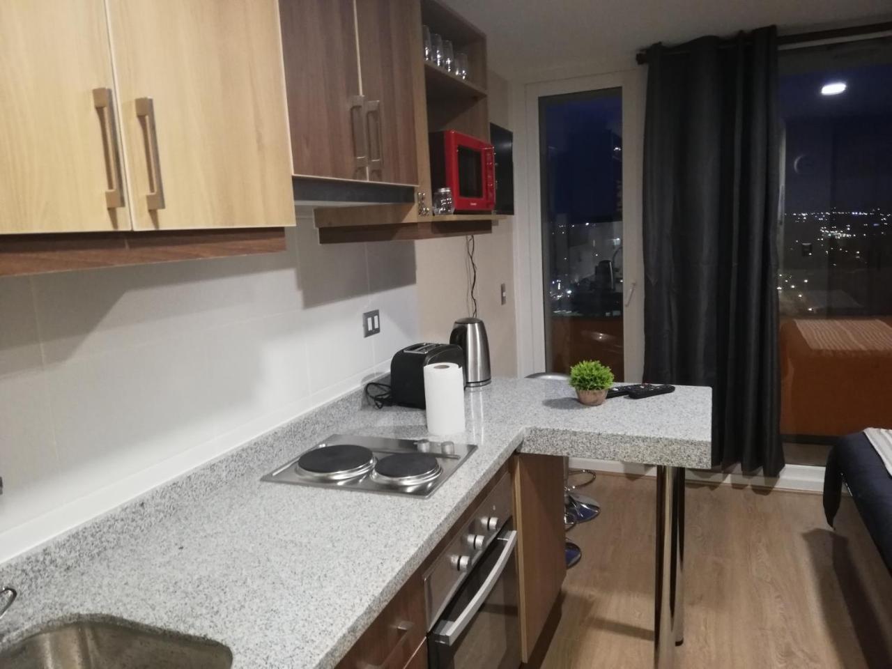Depto Estudio 1811 Edificio Centro Blanco Con Estacionamiento Temuco Eksteriør billede